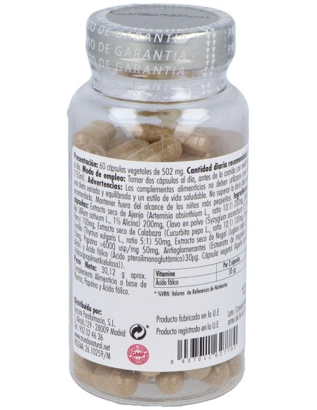 Mundonatural Parasifin 60Caps