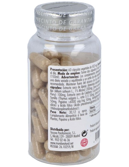 Mundonatural Parasifin 60Caps