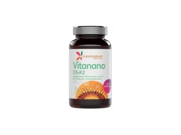 Mundonatural Vitanano D3 + K2 Liposomado 30Caps