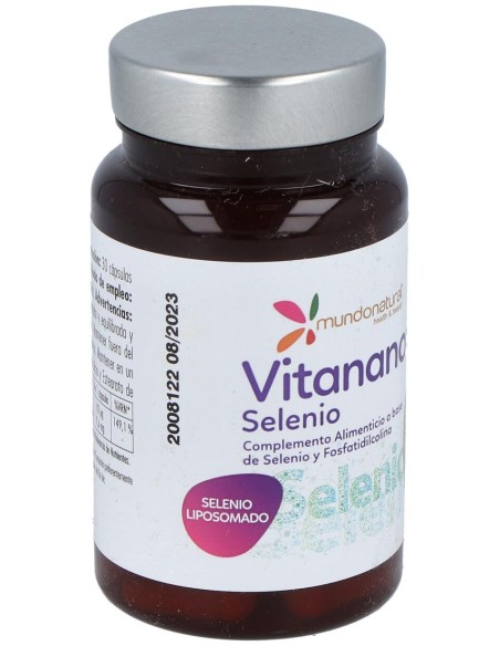 Mundo Natural Vitanano Liposomado Selenio 30Caps