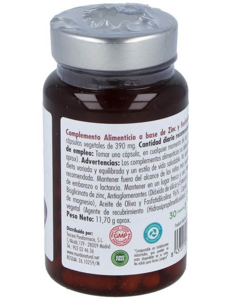 Mundonatural Vitanano Zinc Liposomado 30Caps