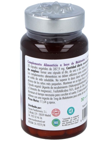 Calm Plus Melatonina 30Cap.