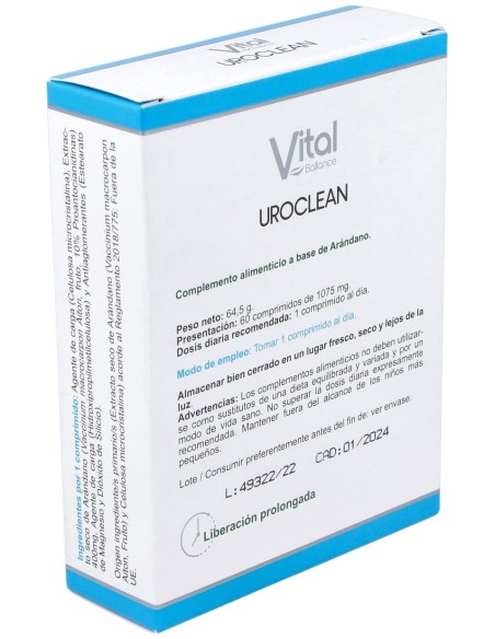 Vital Ballance Uroclean 60Comp