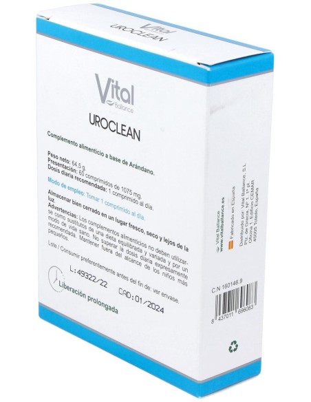 Vital Ballance Uroclean 60Comp