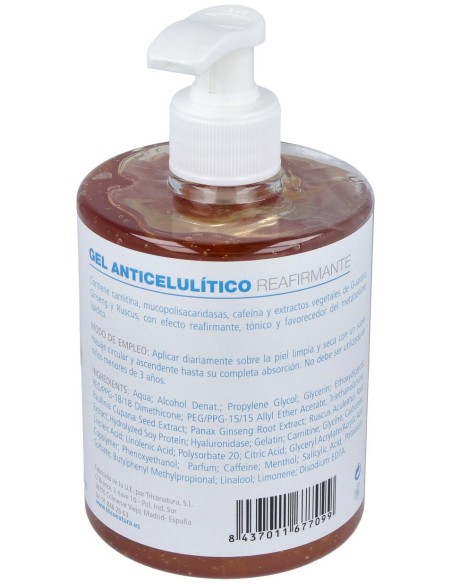 Triconatura Gel Anti-Celulitico Efecto Frio 500 Ml