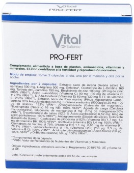 Vital Ballance Pro-Fert 60Caps
