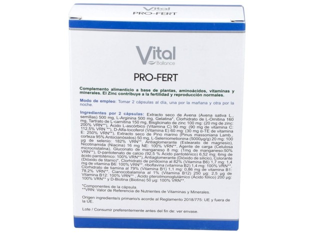 Vital Ballance Pro-Fert 60Caps