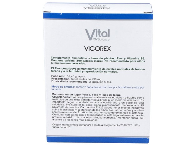 Vital Ballance Vigorex 60Caps