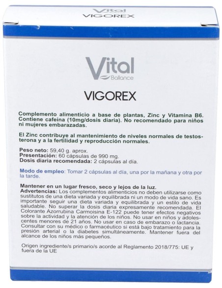 Vital Ballance Vigorex 60Caps