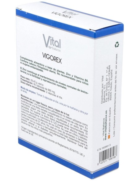 Vital Ballance Vigorex 60Caps