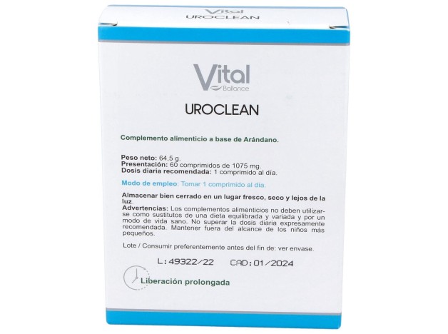 Vital Ballance Uroclean 60Comp