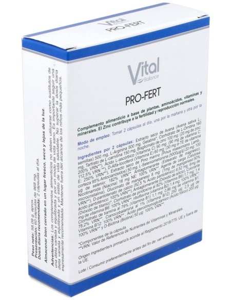 Vital Ballance Pro-Fert 60Caps