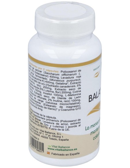 Vital Ballance Balancecol, 60 Cápsulas