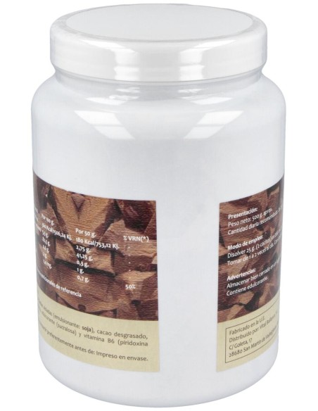 Batido Proteico Sabor Chocolate 500Gr.
