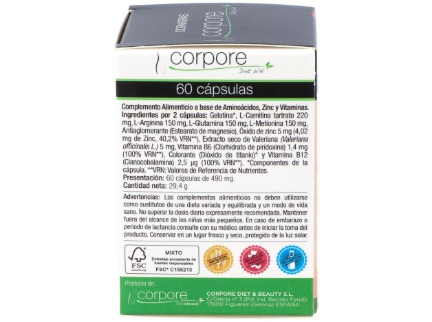 Corpore Diet Dormigras 60 Cáps