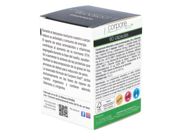 Corpore Diet Dormigras 60 Cáps