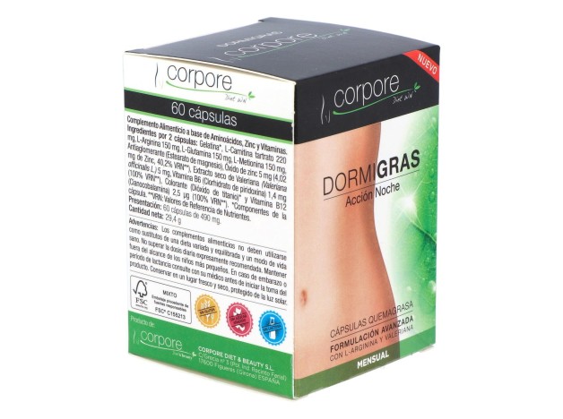 Corpore Diet Dormigras 60 Cáps