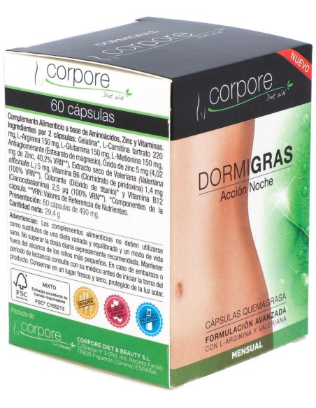 Corpore Diet Dormigras 60 Cáps