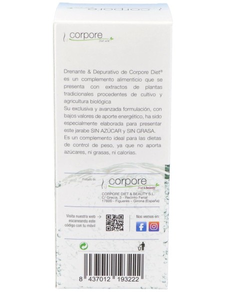 Corpore Diet Drenante %26 Depurativo 250 Ml