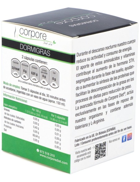 Corpore Diet Dormigras 60 Cáps