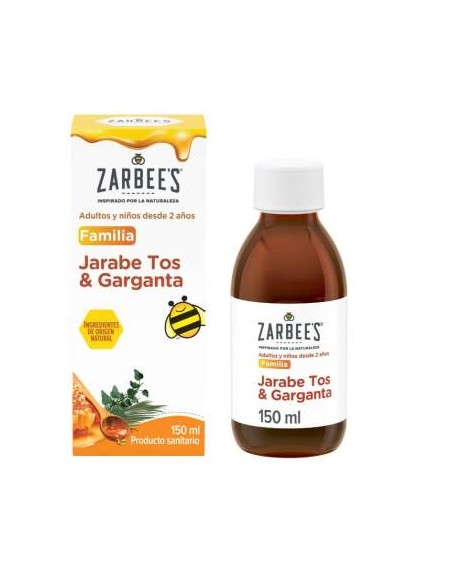 Zarbee's Familia Jarabe Tos y Garganta 150 ml