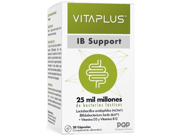 Plusquam Pharma Vitaplus Ib Support 20 Cápsulas