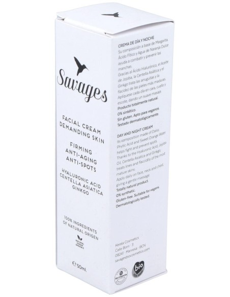 Savages Crema Facial Antiedad Pieles Exigentes 50Ml
