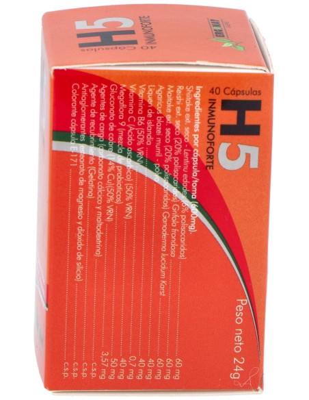 Ergonat Galenic H5 Inmunoforte 40Caps