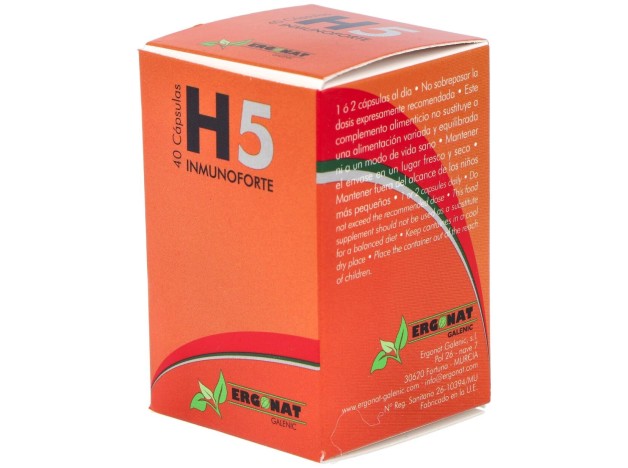 Ergonat Galenic H5 Inmunoforte 40Caps