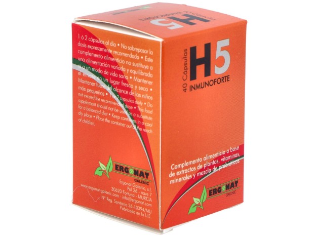 Ergonat Galenic H5 Inmunoforte 40Caps