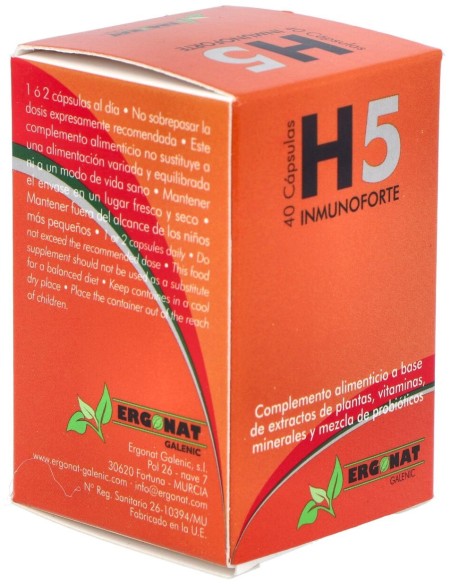 Ergonat Galenic H5 Inmunoforte 40Caps