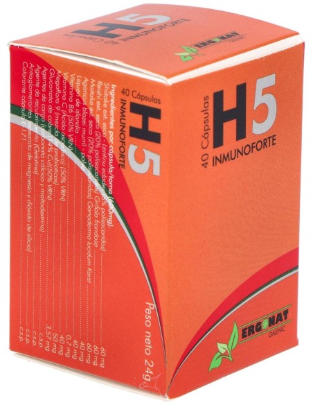 Ergonat Galenic H5 Inmunoforte 40Caps
