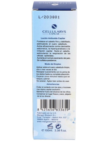Cellularys Locion Anticaida Capilar 100Ml.