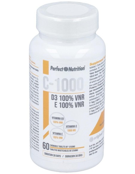 Gen Professional Vitamina C 1000 + E + D3 60Comp
