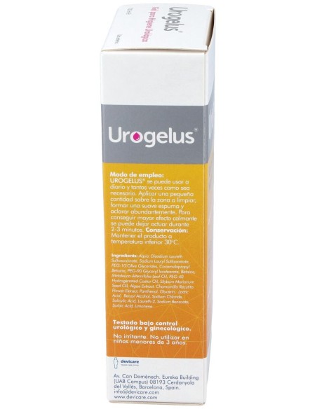 M4Pharma Urogelus Gel Higiene Urologica, 125 Ml