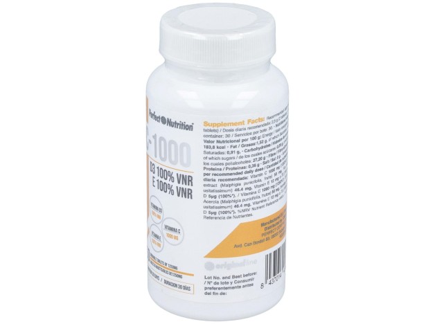 Gen Professional Vitamina C 1000 + E + D3 60Comp