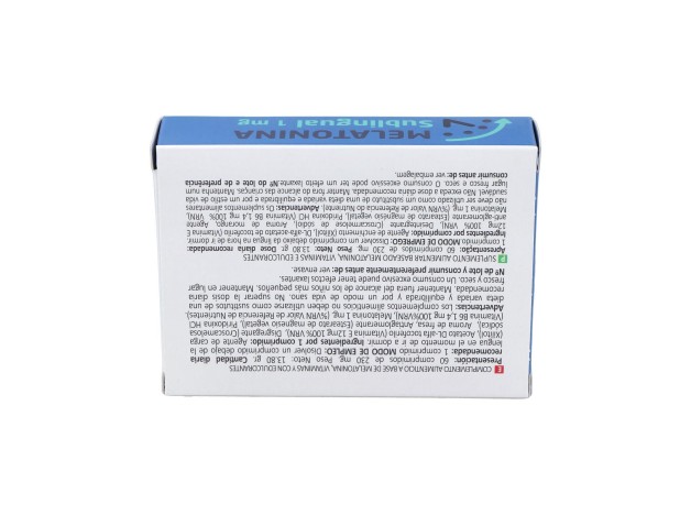 Tequial Melatonina Sublingual 1Mg 60Comp