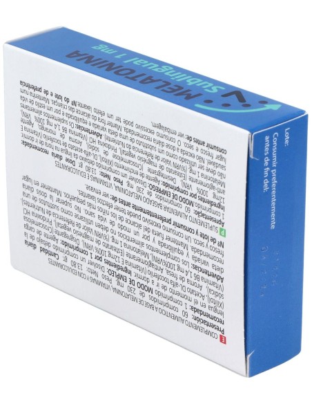 Tequial Melatonina Sublingual 1Mg 60Comp