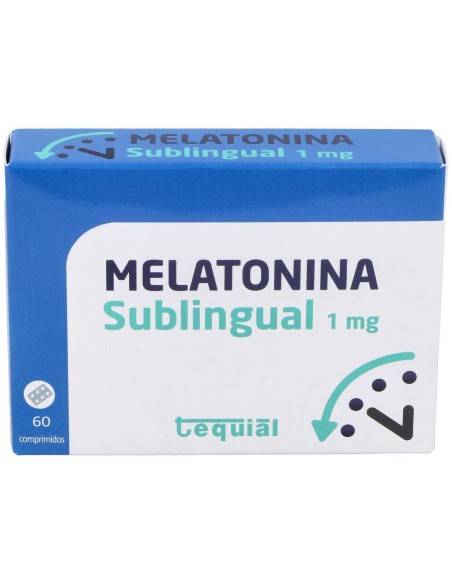 Tequial Melatonina Sublingual 1Mg 60Comp
