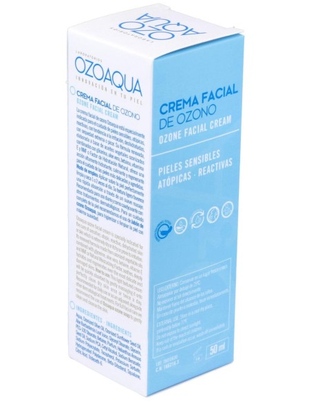 Ozoaqua Crema Facial De Ozono, 50 Ml