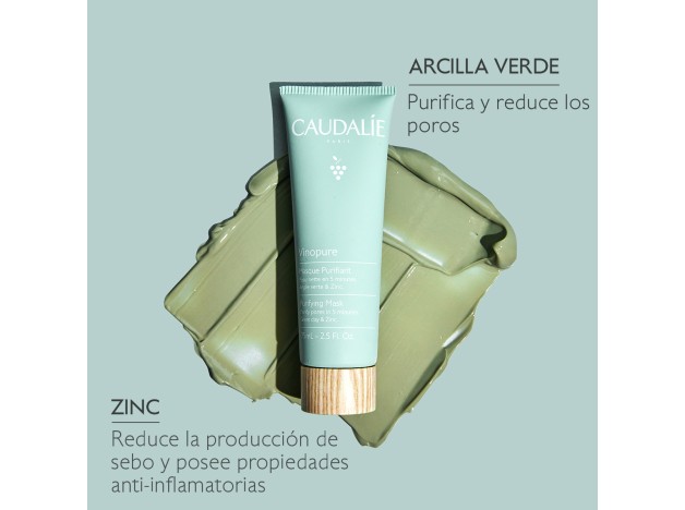 Caudalie Vinopure Mascarilla Purificante 75 ml