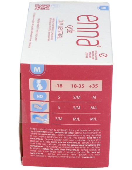Enna Cycle Copa Menstrual (M) 2Copas+Caja Esteril