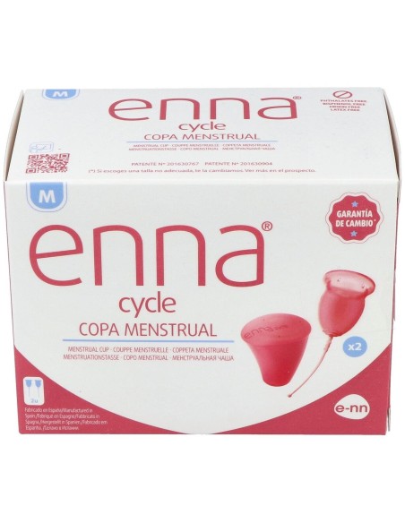Enna Cycle Copa Menstrual (M) 2Copas+Caja Esteril