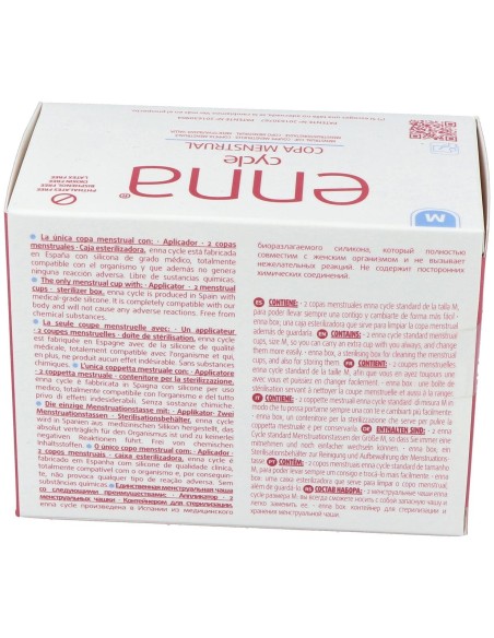 Enna Cycle Copa Menstrual (M) 2Copas+Caja Esteril