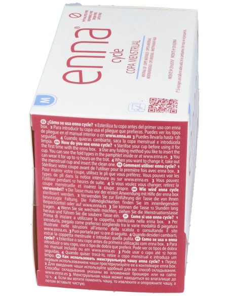 Enna Cycle Copa Menstrual (M) 2Copas+Caja Esteril