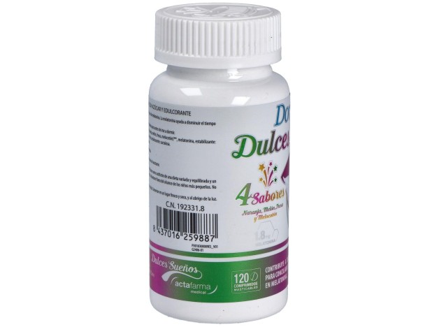 Dormax Dulces Sueños Melatonina 1,8Mg. 120Comp.