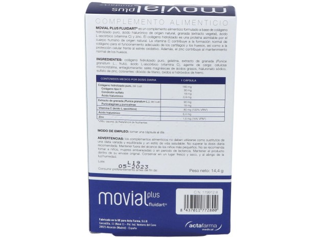 Movial Plus Fluidart 28Cap.
