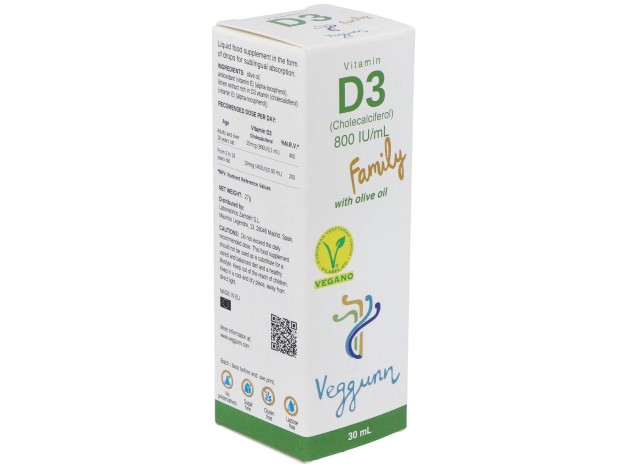 Veggunn Vitamina D3 800Ui Family 30Ml