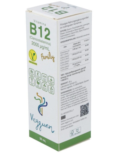Veggunn Vitamina B12 Family 30Ml