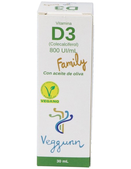 Veggunn Vitamina D3 800Ui Family 30Ml